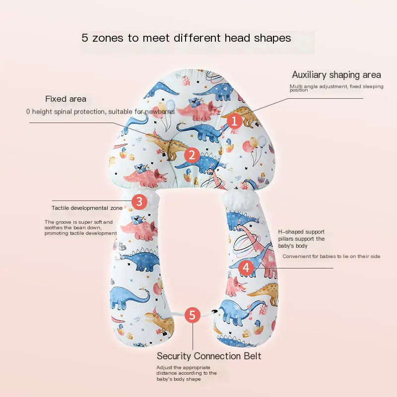 Breathable Pillow for Infant Corrective Shaping