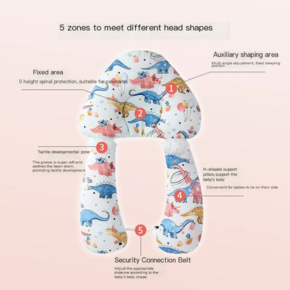 Breathable Pillow for Infant Corrective Shaping